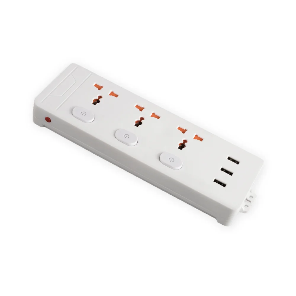 UK EU AU Standard plug universal /electric board/ 3 way insert /power strip outlet/ socket with usb