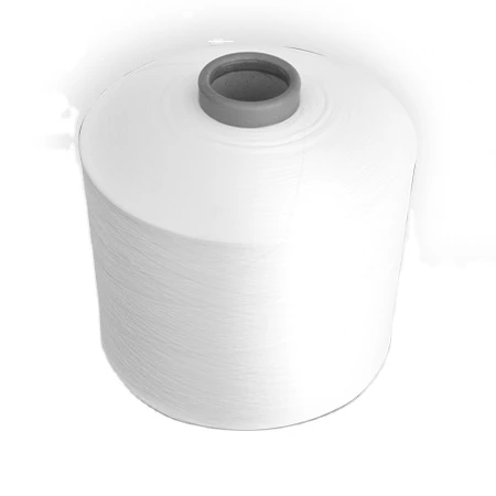 Горячая Распродажа, яркая нить из полиэстера 150D/48F raw white DTY SIM для ткани