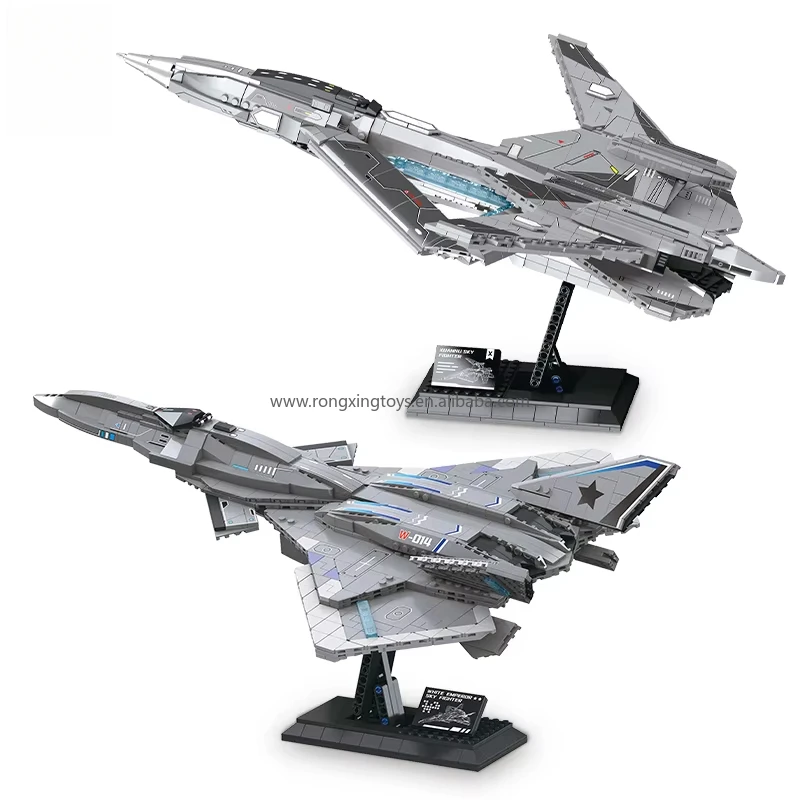 Jie Star jjj9107/08 Xuan Nv Baidi модель космического самолета игрушечный коллекционный истребитель армейский самолет военный наборы строительных блоков