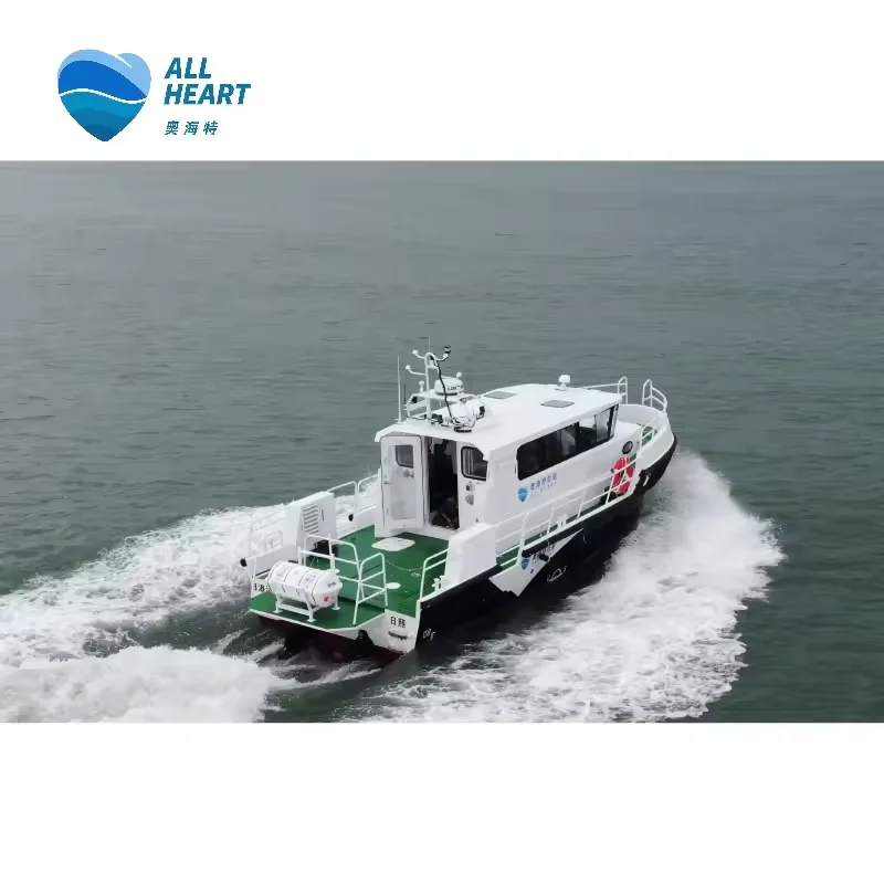 Qingdao allheart 11m Новый дизайн новая технология горячая Распродажа Высокоскоростной Алюминиевый патрульный катер/спасательная яхта