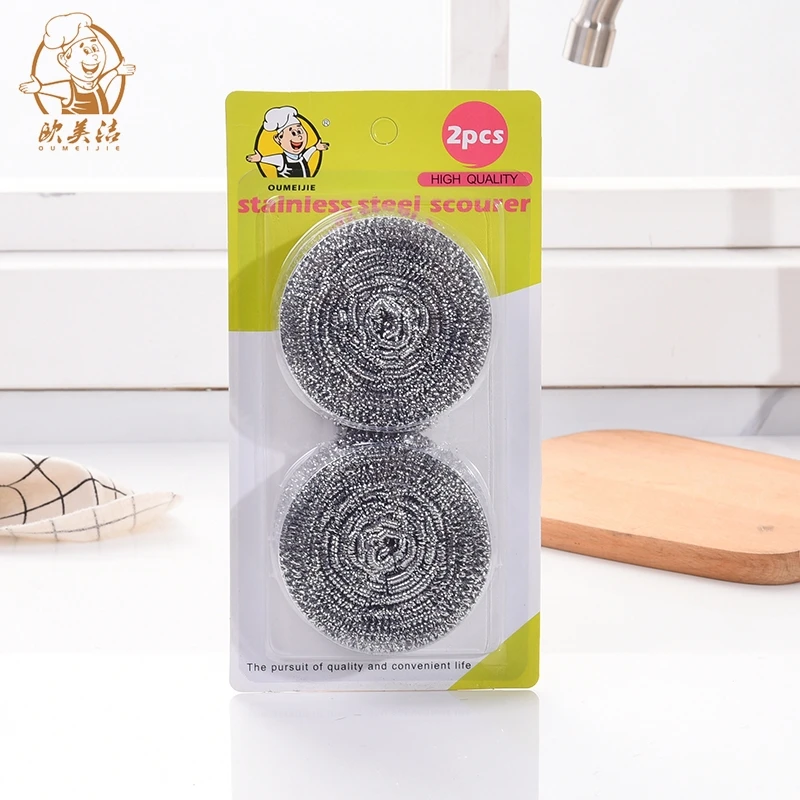 Hot sale stainless steel cleaning ball factory cheap price safety high quality kitchen use steel wool dishwashing