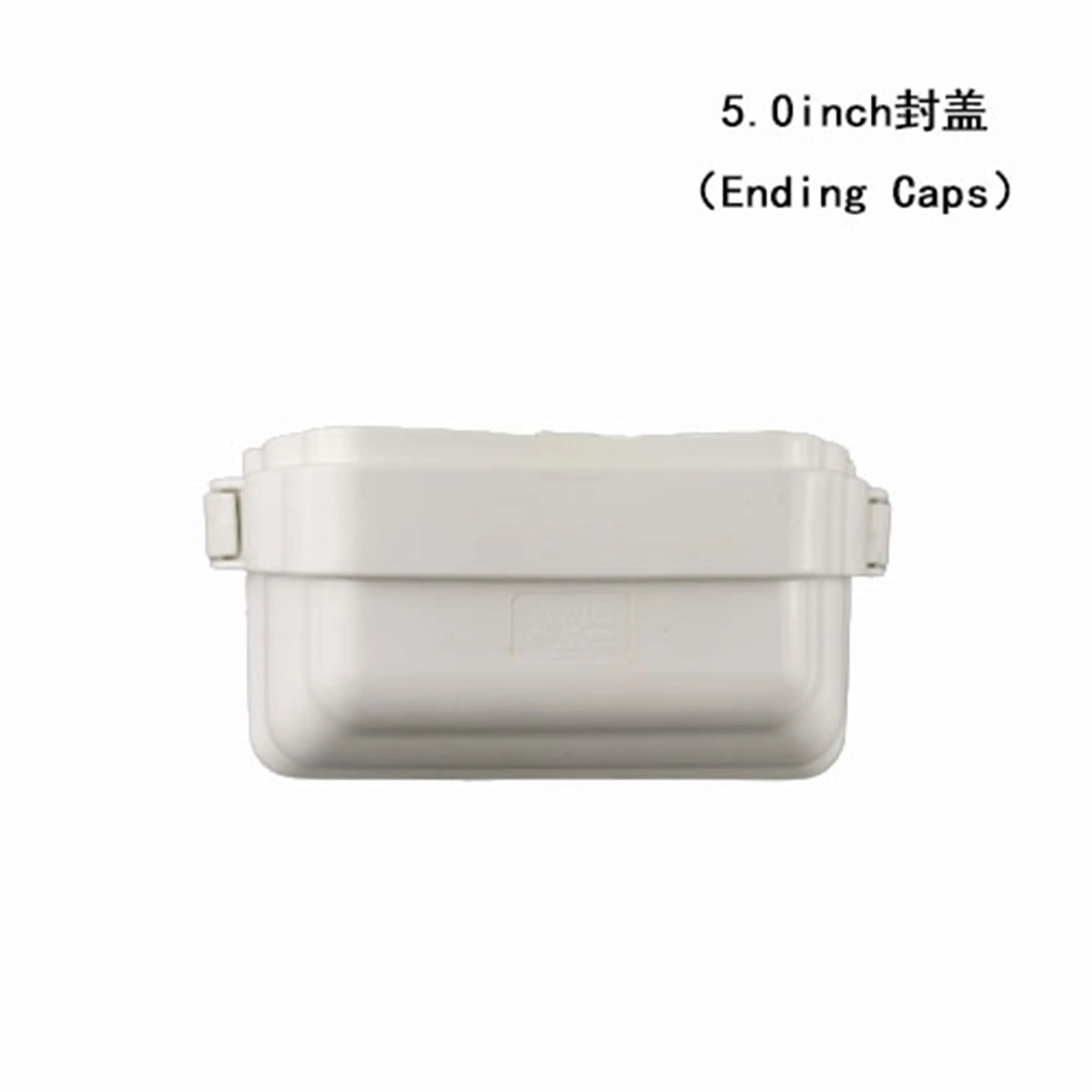 Plastic Building Material PVC Gutter 5.0 Inch K-Style  PVC End Cap
