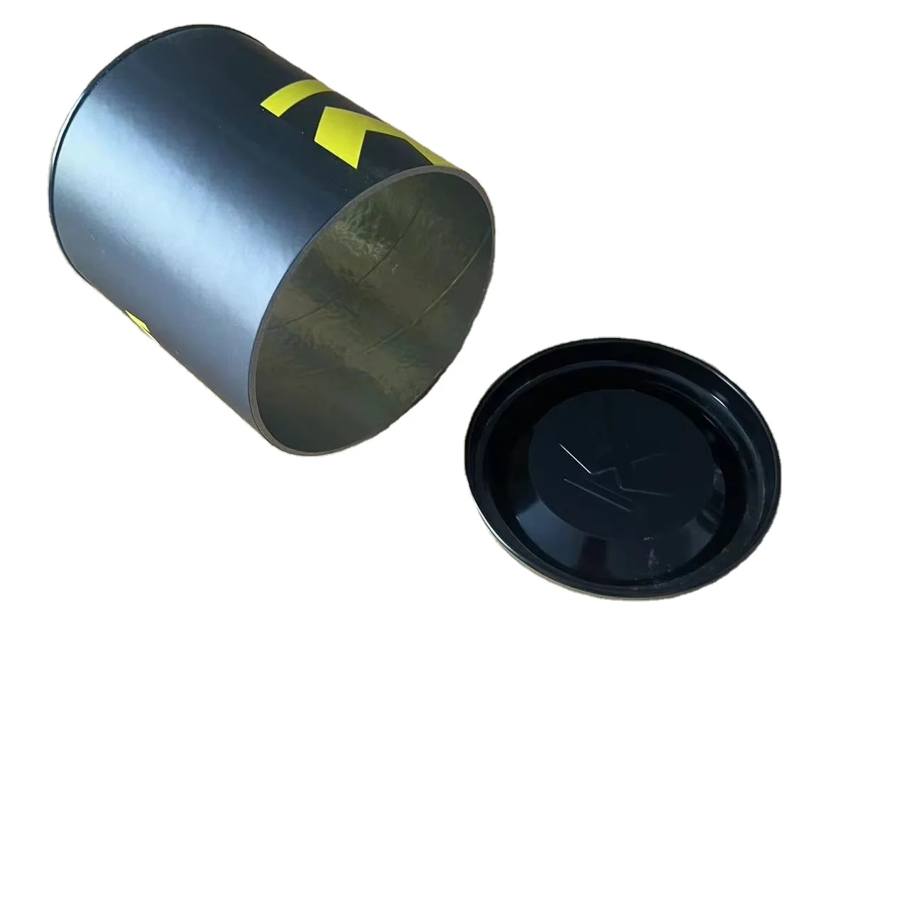 Free Sample food grade tin cans with lid digital Printing cardboard can paper tube packaging watch box