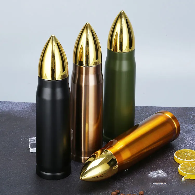 304 Stainless Steel 500ML 100ML Bullet Food Grade Thermos Bottle Double Wall Vacuum Flasks