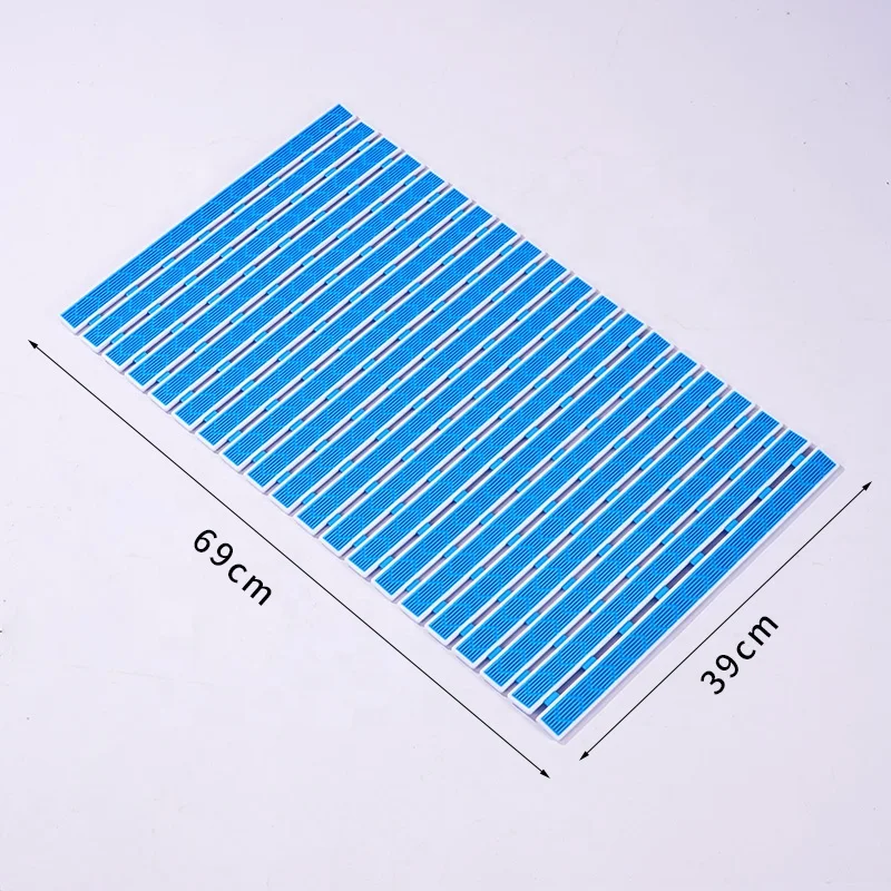YAJUN Modern Solid Design Bath Mats Wholesale 69x38cm XL Size Machine Made Bathroom Bathtub Mats for Home and Hotel