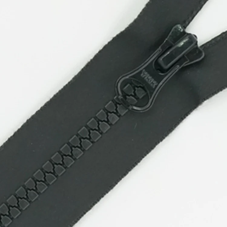 YKK Zipper  Wholesale Red Resin Zipper Roll Long Chain Custom Plastic Fashion Zipper