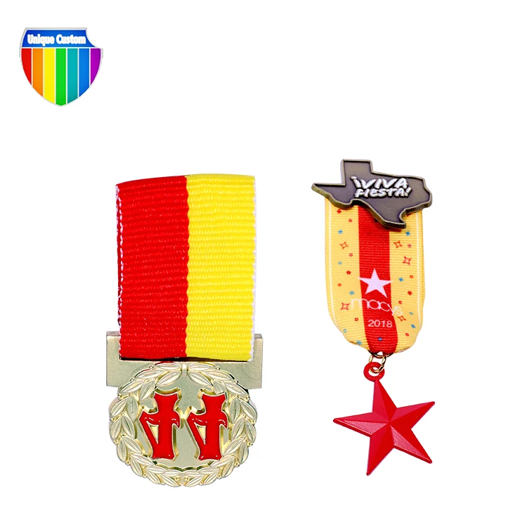  Personalized Engraving Zinc Alloy Enamel Creative 3d School Activity Sports Metal