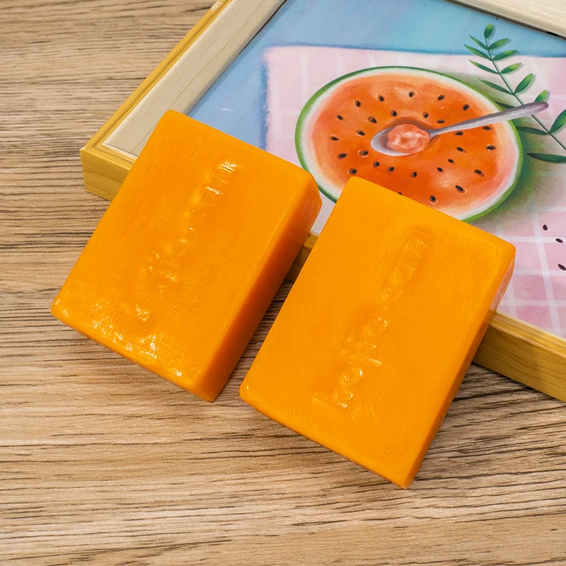 Private Label Organic Ginger Handmade Tumeric Bar Soap Bath Whitening Face Anti Acne Skin Brighten Kojic Acid Soap Turmeric Soap