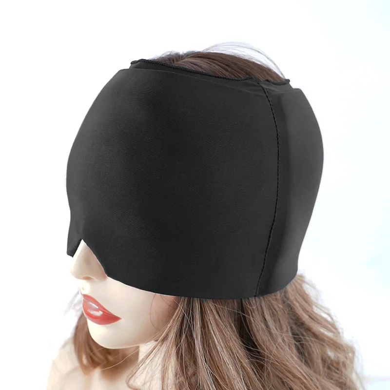 Hot sale premium adjustable putty eye compress wrap ice cooling gel eye sleeping mask