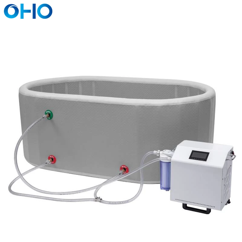 DWF Dropstitch Training Cold Therapy Pool Tub Barrel Inflatable Ice Bath for Fitness Recovery