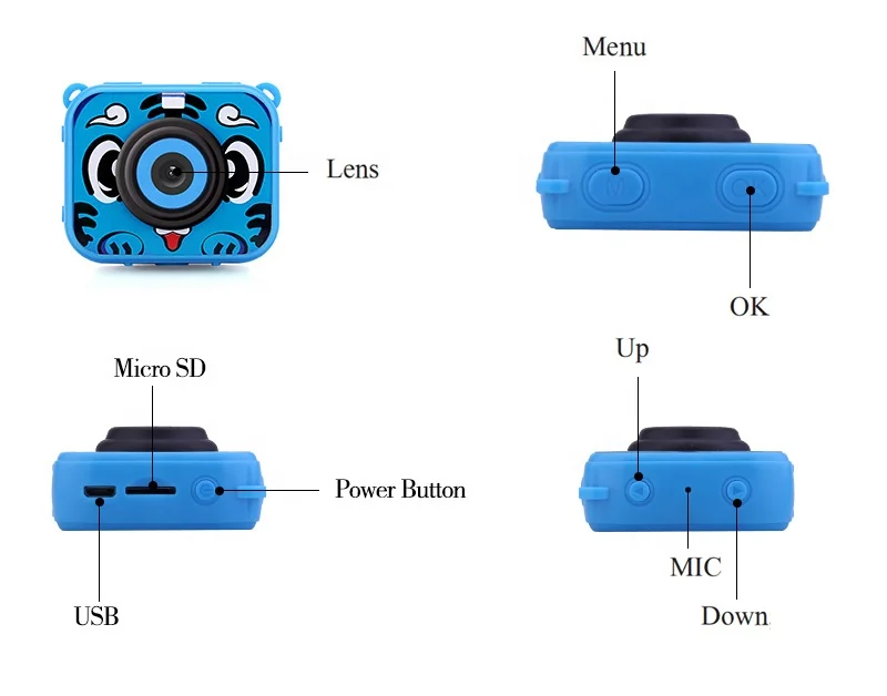 Высокое качество HD Водонепроницаемая детская игрушка видео DV Детская цифровая мини-камера для фотосъемки детей с игрой
