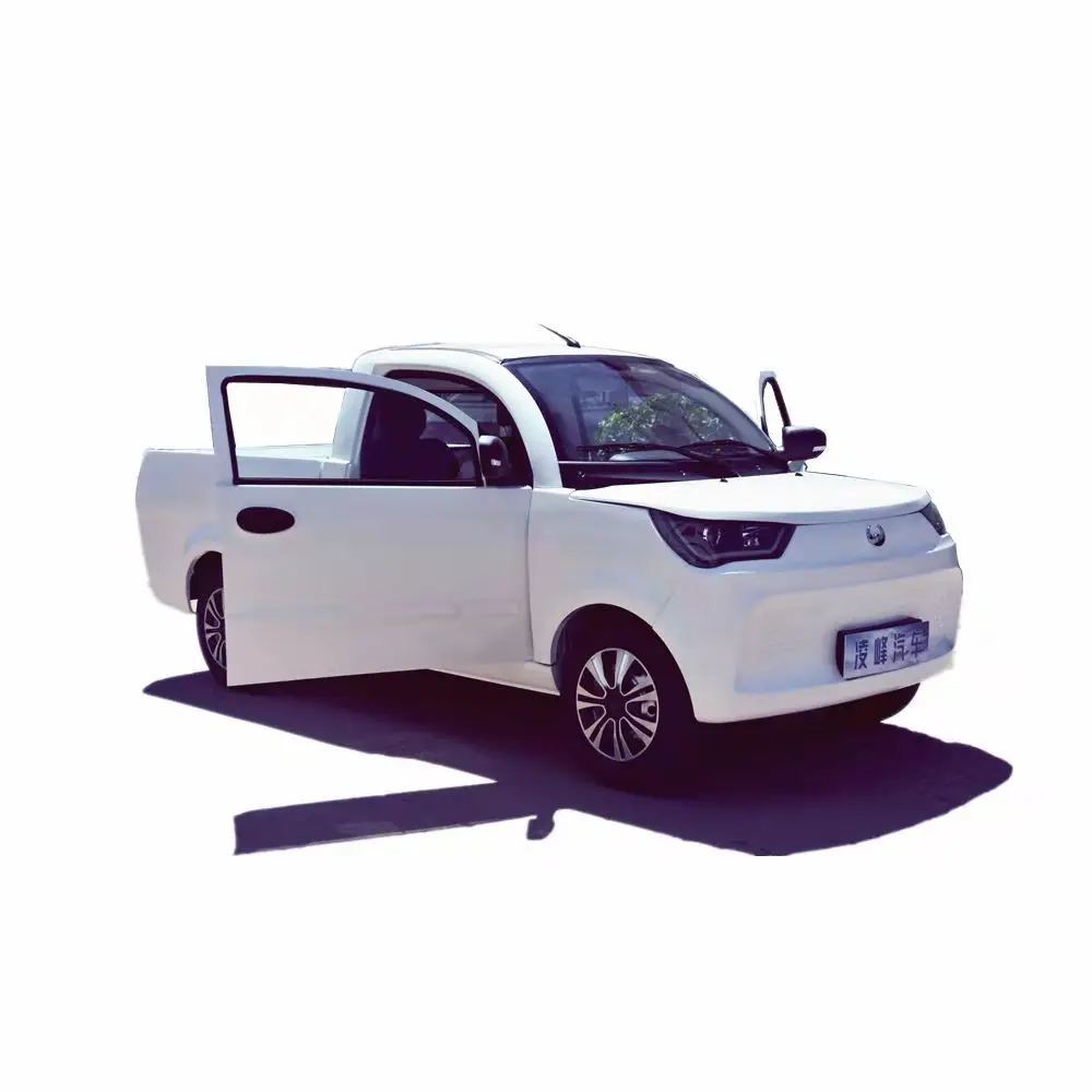 Chinese Electric Pickup Car Rear Drive Two Doors Two Blocks Single-row Electric Pickup Mini Pickup Truck