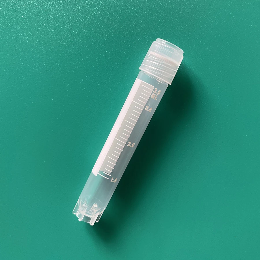 3.6ml cryovial tube 0.5ml 1m 2ml 3ml cryovial tube cryogenic tube cryotubes
