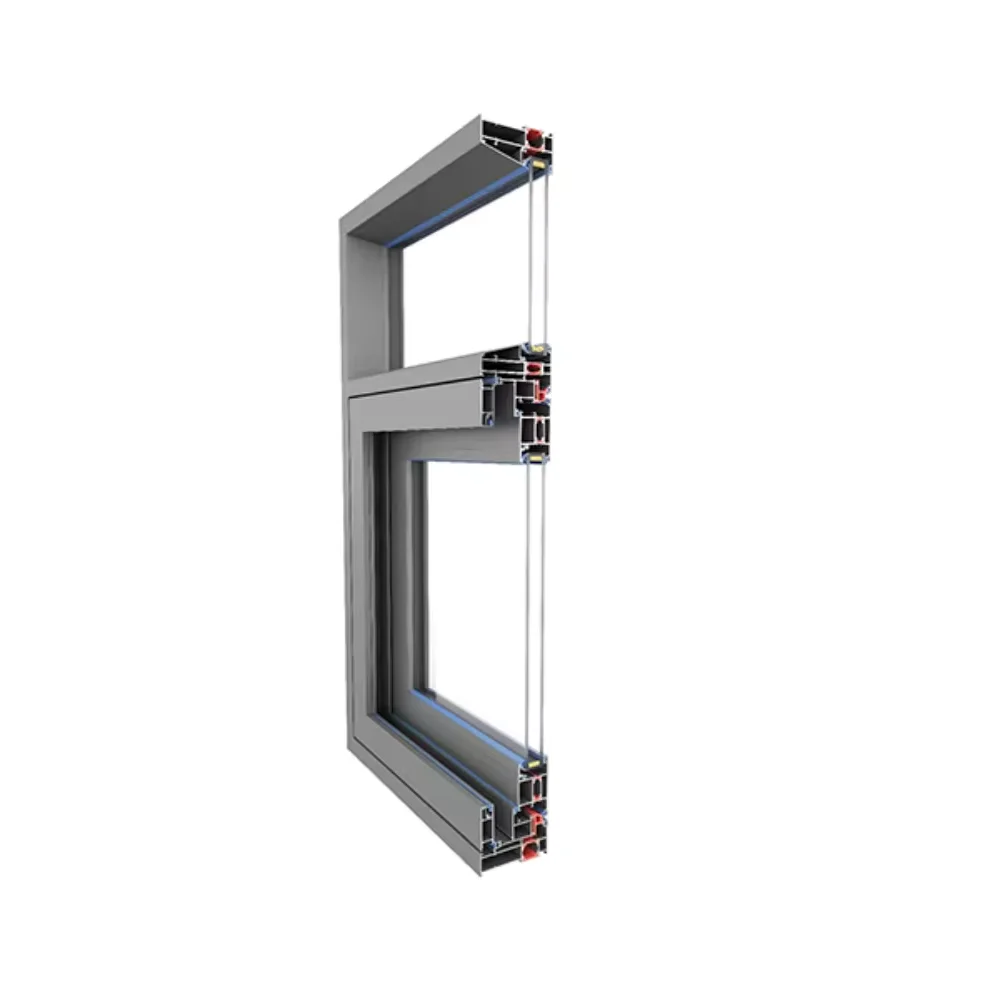 Thermal Insulation Aluminum Alloy Casement Aluminum Double Glazed Casement Windows For Villas Apartment