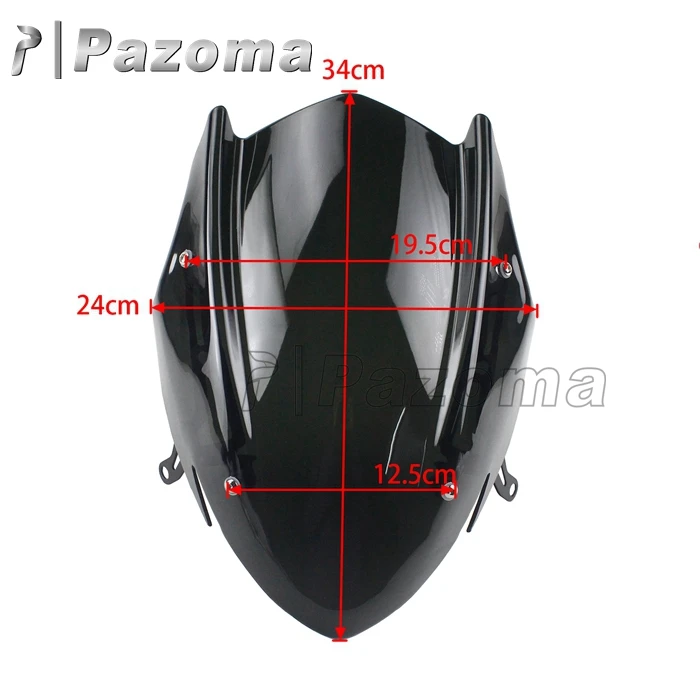 For GSXS750 GSXS 750 Motorcycle Air Deflector Windshield For Suzuki GSX-S750 2017 2018 2019 Wind Screen Przednia Szyba