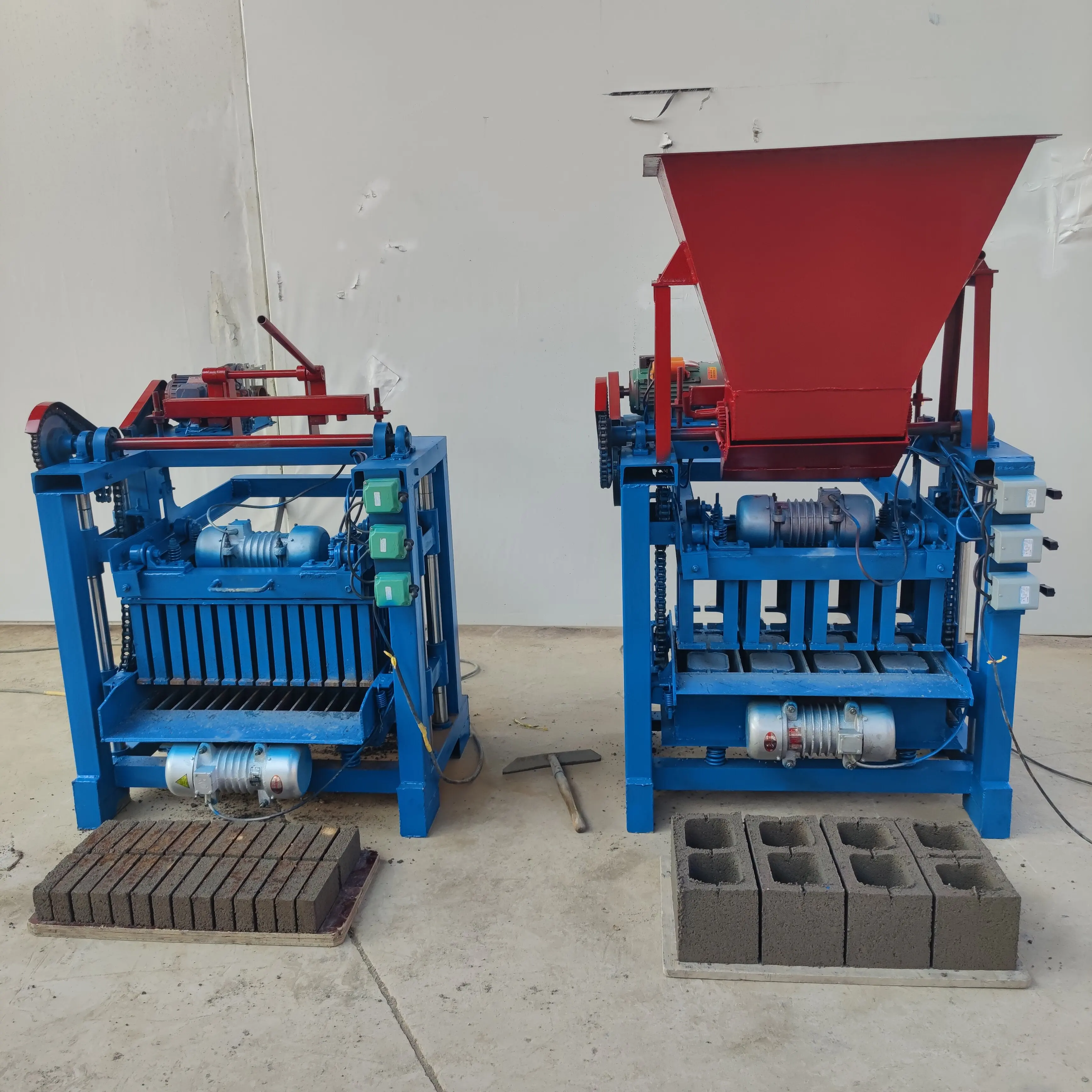 plastic brick mould making machine hydraform brick making machine price automatic clay brick making machine