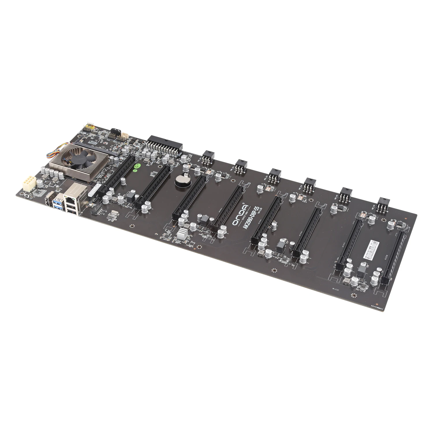  Хит продаж 8 Gpu 6 установка видеокарты 3060 чехол и AK2980 D8P-55 Eth riserless добыча материнская