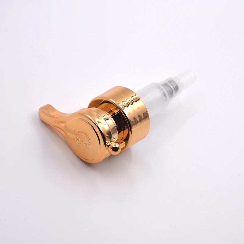 hot sale ALU 33400 big discharge rate screw lotion pump For Bottles 4CC Outer Spring dispenser pump