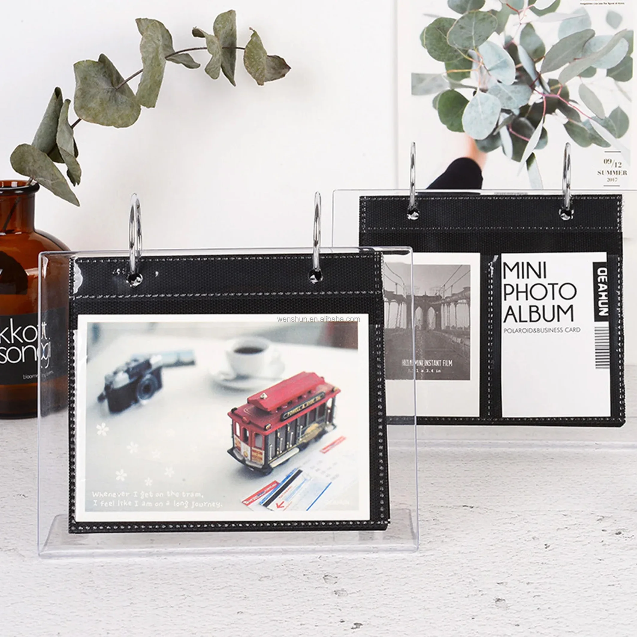 Polaroid Photo Album Instax Mini Table Stand/Clear Mini Portable Desk Calendar Photos Album