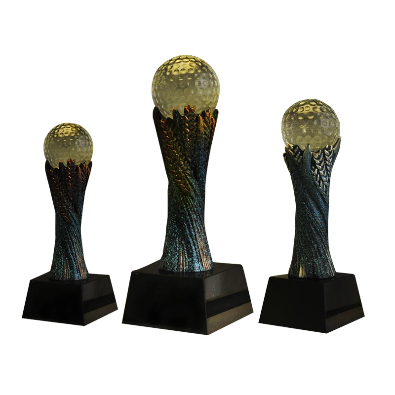 Wholesale resin american football trophies billiard tournament trophy snooker trophy