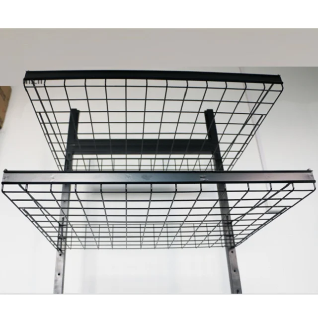  5 tier metal potato chip display stand supermarket potatoes chips