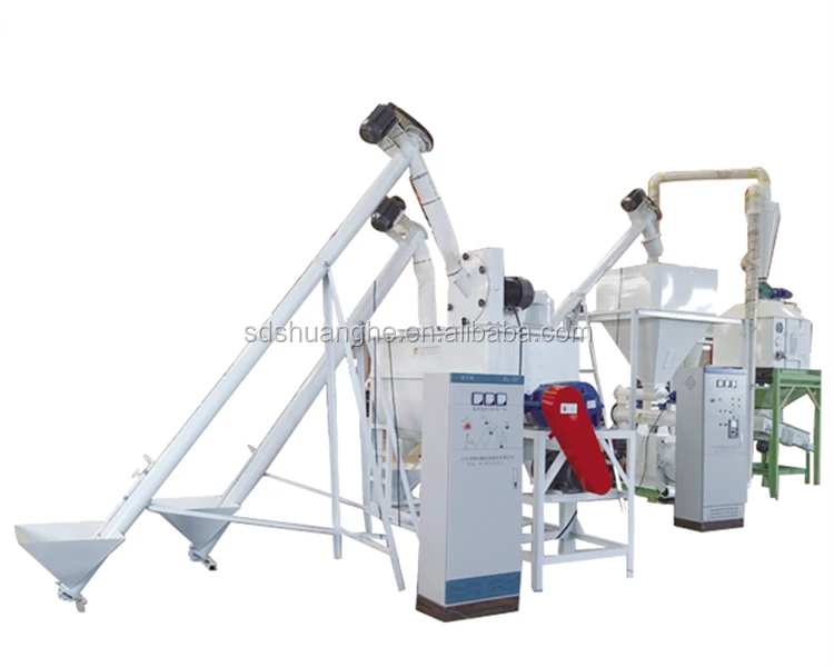 Poultry Pellet Production Line Animal Feed Processing Machine for Cow Pig Chicken