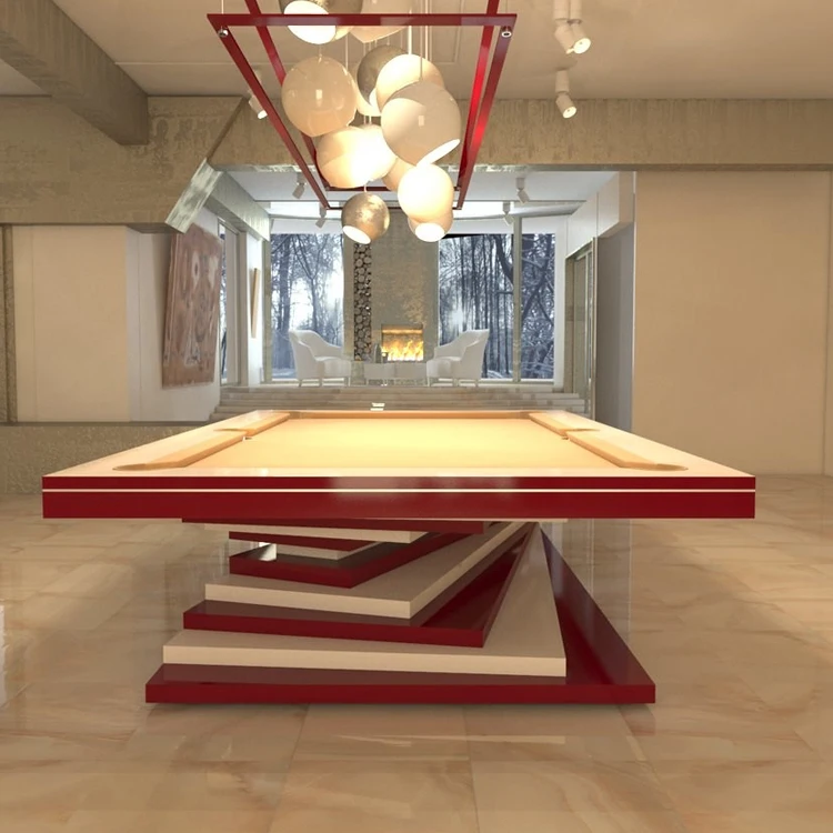 High end customized luxury modern american nine balls pool table for sale