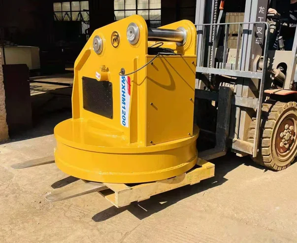 Manufacturer high quality electro metal scrap lift magnet circular lifting for steel