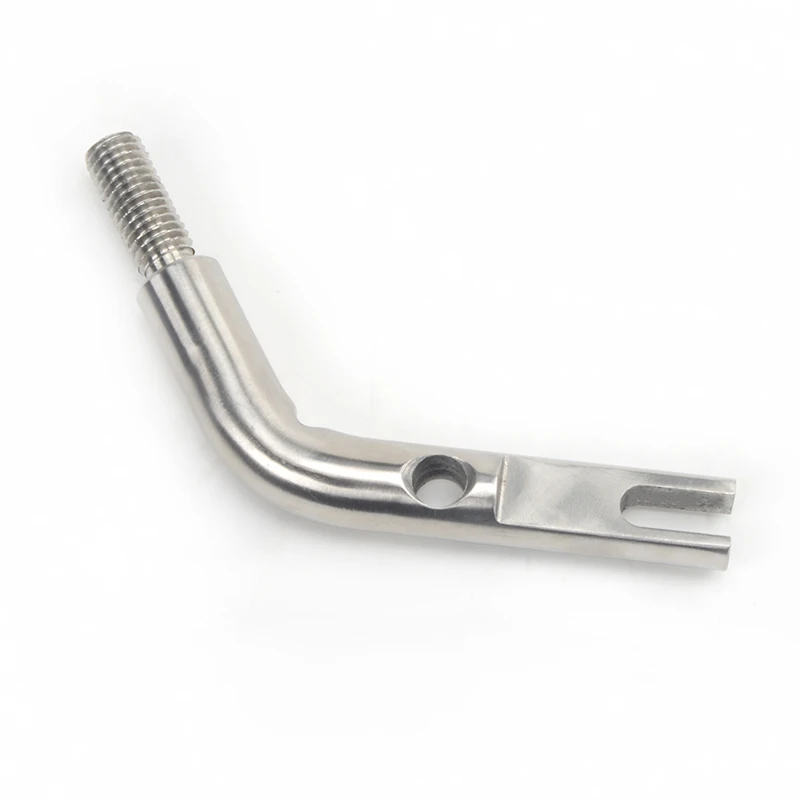 Cnc Machining Cast Stainless Steel Material Custom Parts Screw Handle Rod Machining Parts