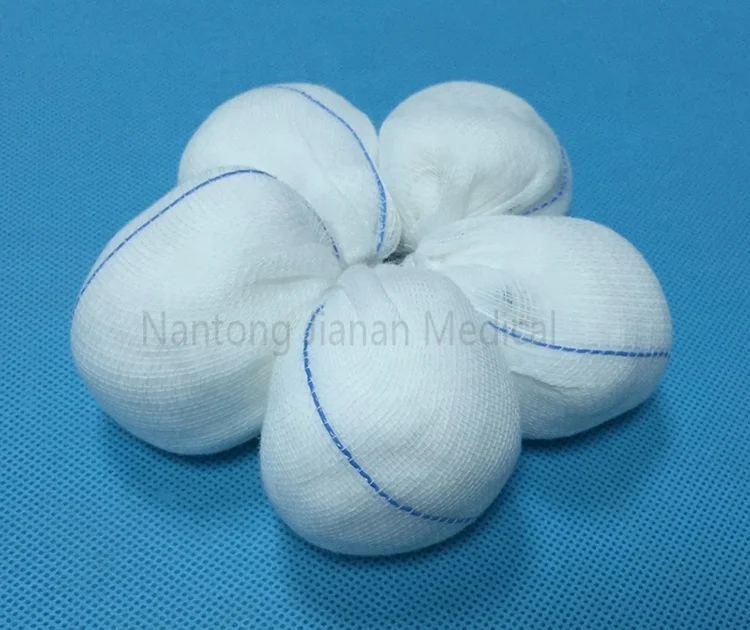 Hospital quality 100% absorbent cotton gauze ball sterile gauze balls