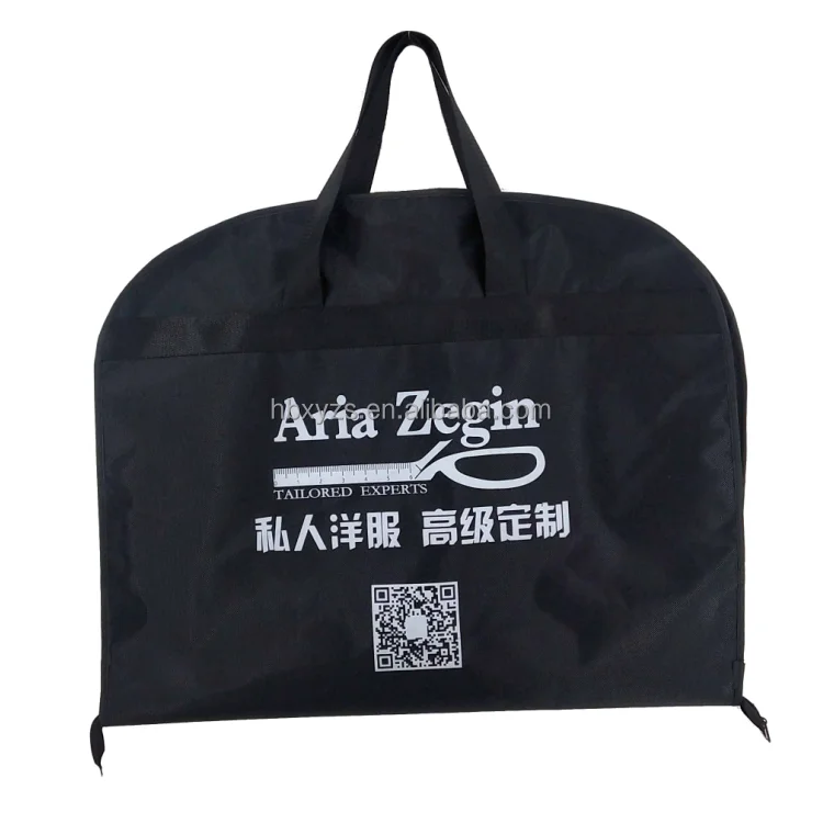 Custom suit cover garment suit bag custom garment bags with logo printed