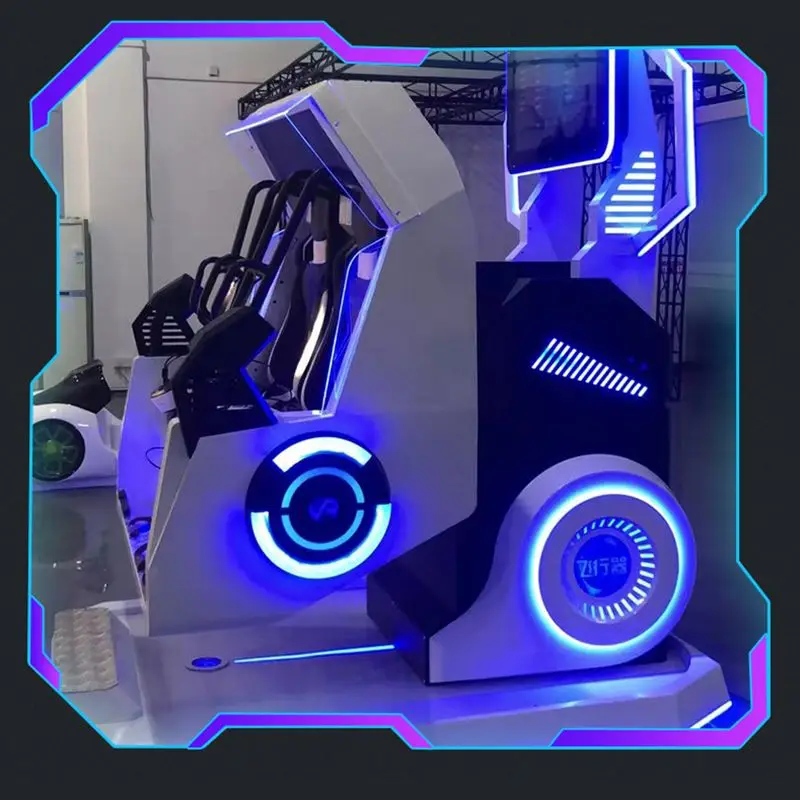 Manufactory Wholesale VR Amusement Park Rides 9D Game Machine Simulator Virtual Reality Devices