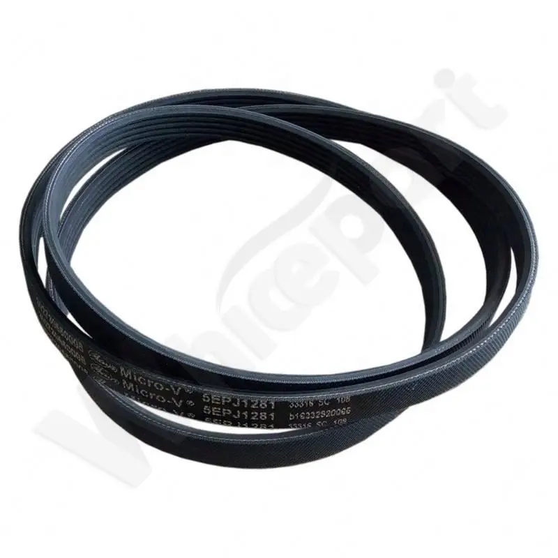 Один год гарантии оригинальные детали изготовлены из резинового материала 5EPJ1281 ремень для стиральной машины