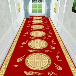 Custom OEM 3D Cutting Floor Mat Door Entrance Rugs Corridor Staircase Long Household Carpet 100% Polyester Hotel Corridor Mat