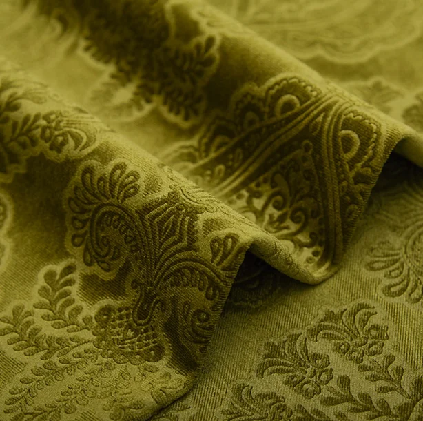 Korea fabric suppliers polyester knitted embossed velvet textile pillow fabric