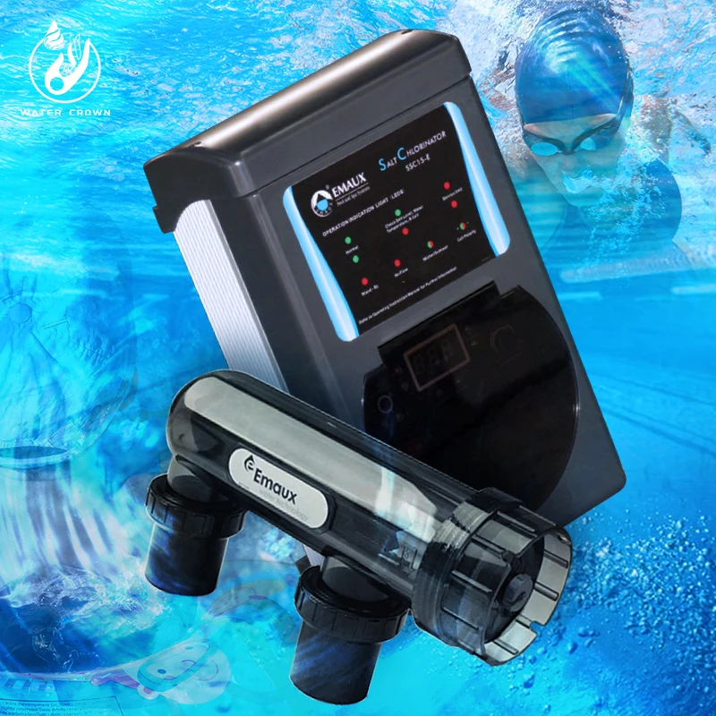 water crown manufacturers sell disinfection equipment electrolyzed water salt chlorine machine swimming pool accessories