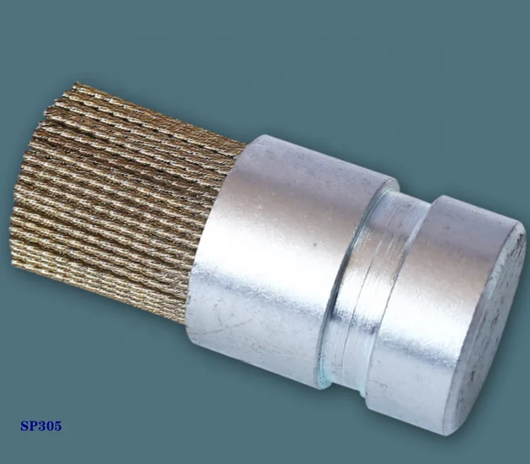 High quality 6mm Shank Rpm Stainless Brass Wheel Cup Steel Knot Type Pen Shape Crimped Wire End Brus