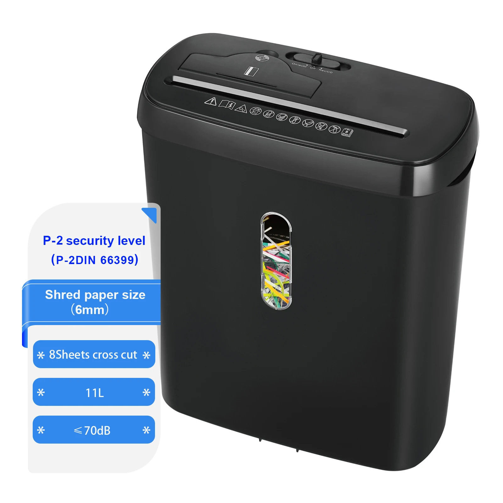 Мини-машина для измельчения бумаги, 6 мм, шлифовальный станок для уничтожения файлов SD108P