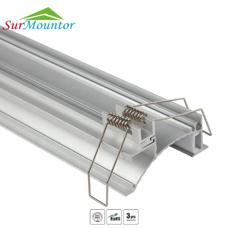 Wall Lighting Staircase Recessed LED Profile Aluminum Profile RoHS