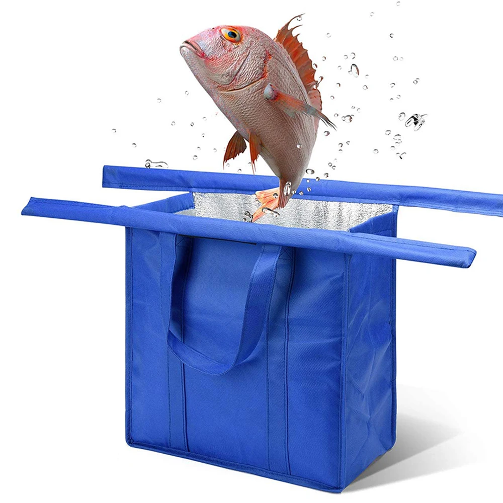 
Reusable Washable Grocery Cart Shopping Trolley Cart Bag with Cooler Bag 