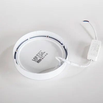 Изолированный драйвер 12 Вт 3000K 4000K 6000K 120 градусов угол луча круглый светодиодный белый свет поверхности