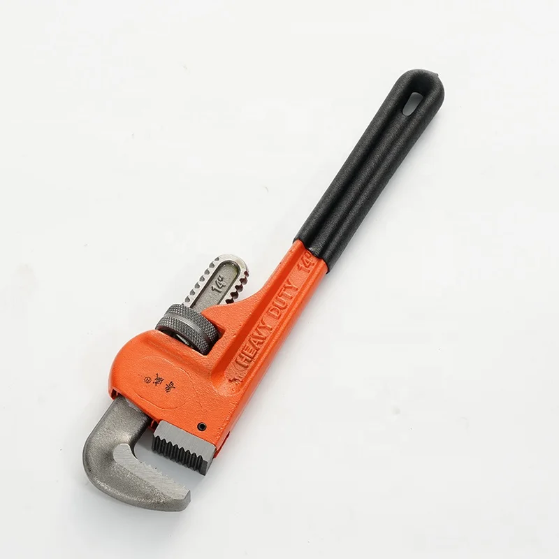 Hot Sale Heavy Duty Adjustable American Handle Spanner Straight Steel Pipe Wrench