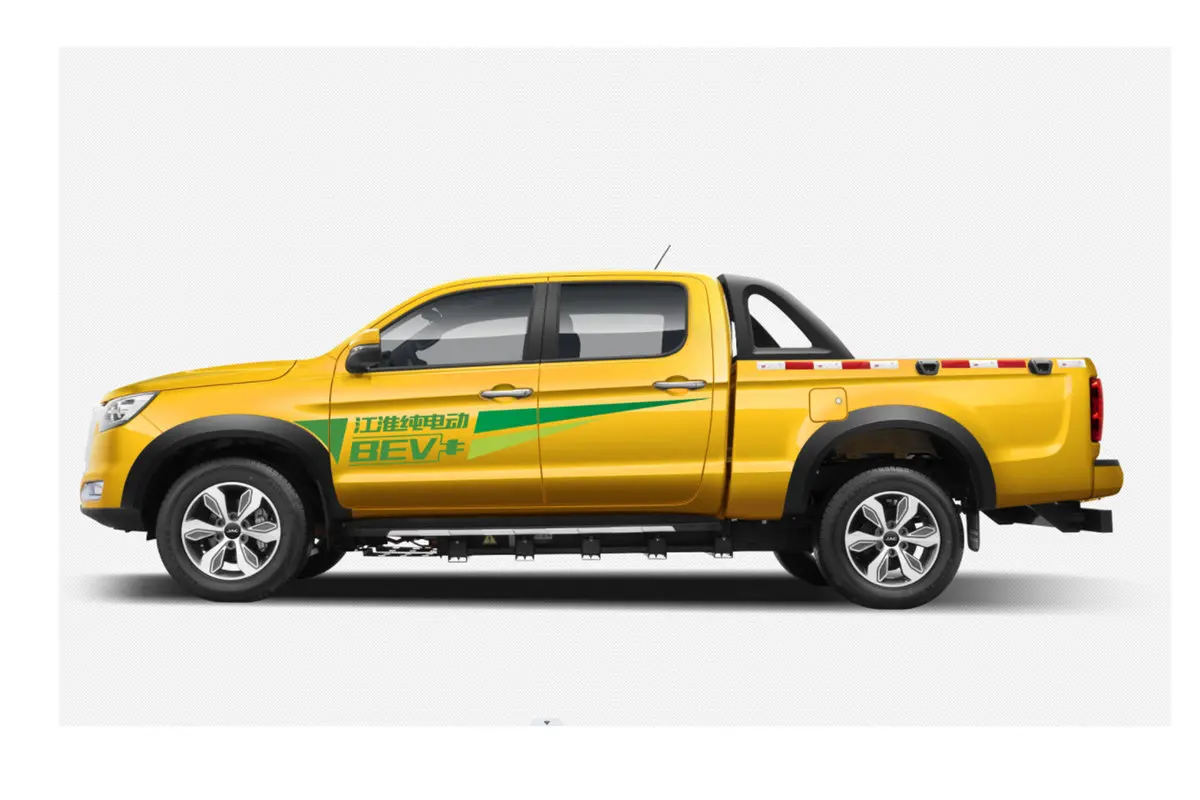 JAC T8 Automatic two-wheel Drive Standard Pure electric Double Row Pickup Truck Jianghuai T8 ev pickup