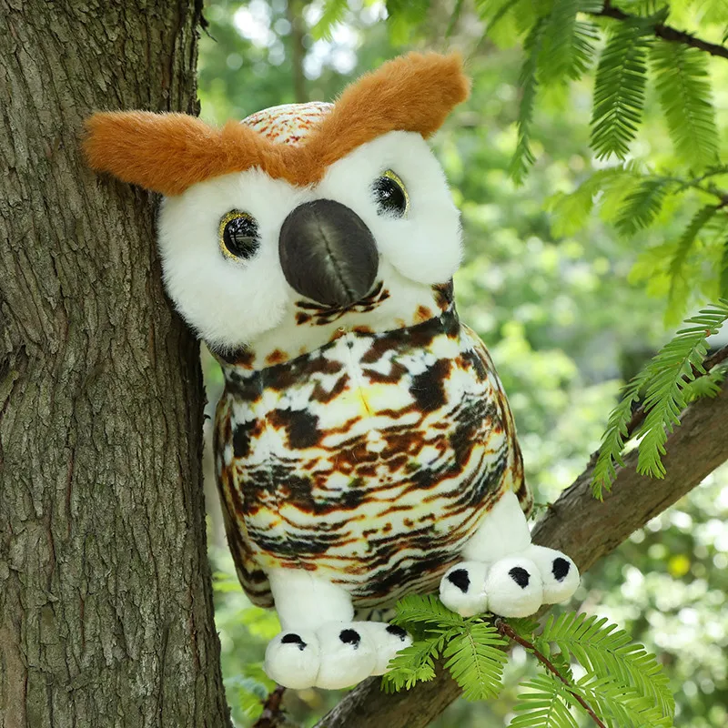 New Simulation Owl Plush Toy Cute Bird Animals Doll Baby Toys Soft Pillows Birthday Gift for Children Kids Girls Boys Home Decor