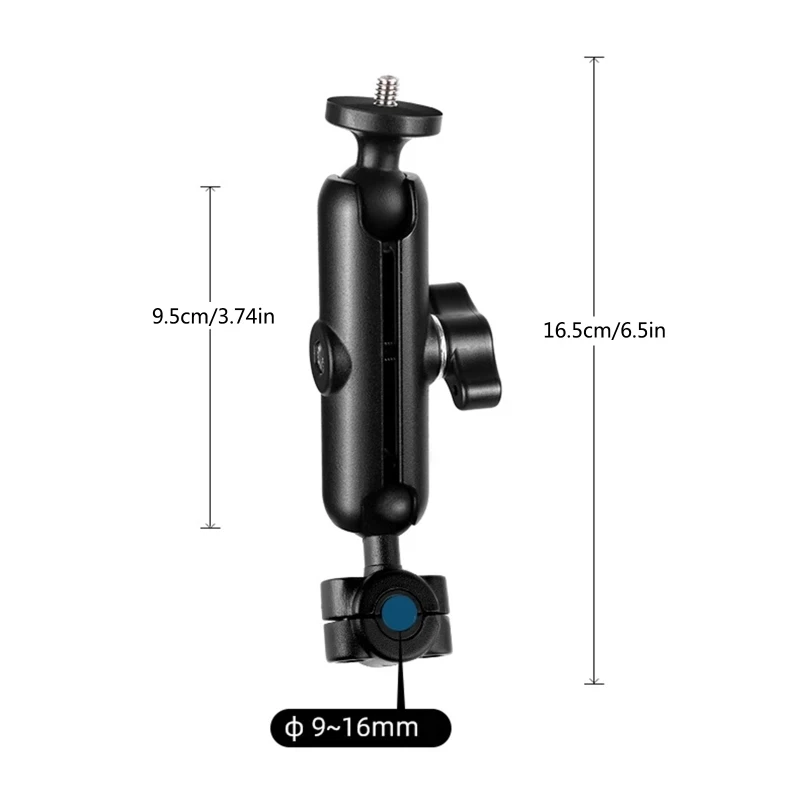 Metal Motorcycle Bicycle Camera Holder Handlebar Mirror Mount Bike Bracket for GoPro Hero 9 8 10 Phone Action Camera Accessories
