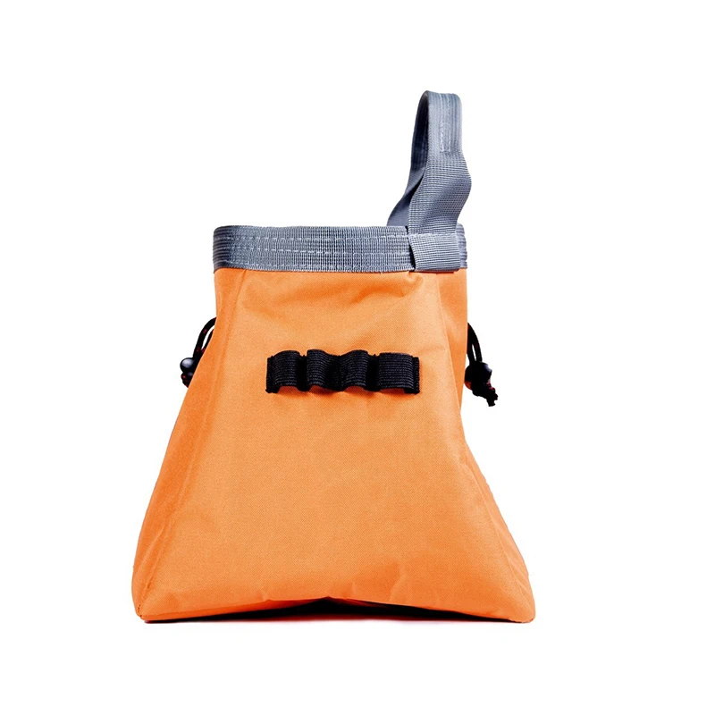 Large Chalk Bag Rock Climbing Bouldering Bucket Stand Bag for Lifting with Belt