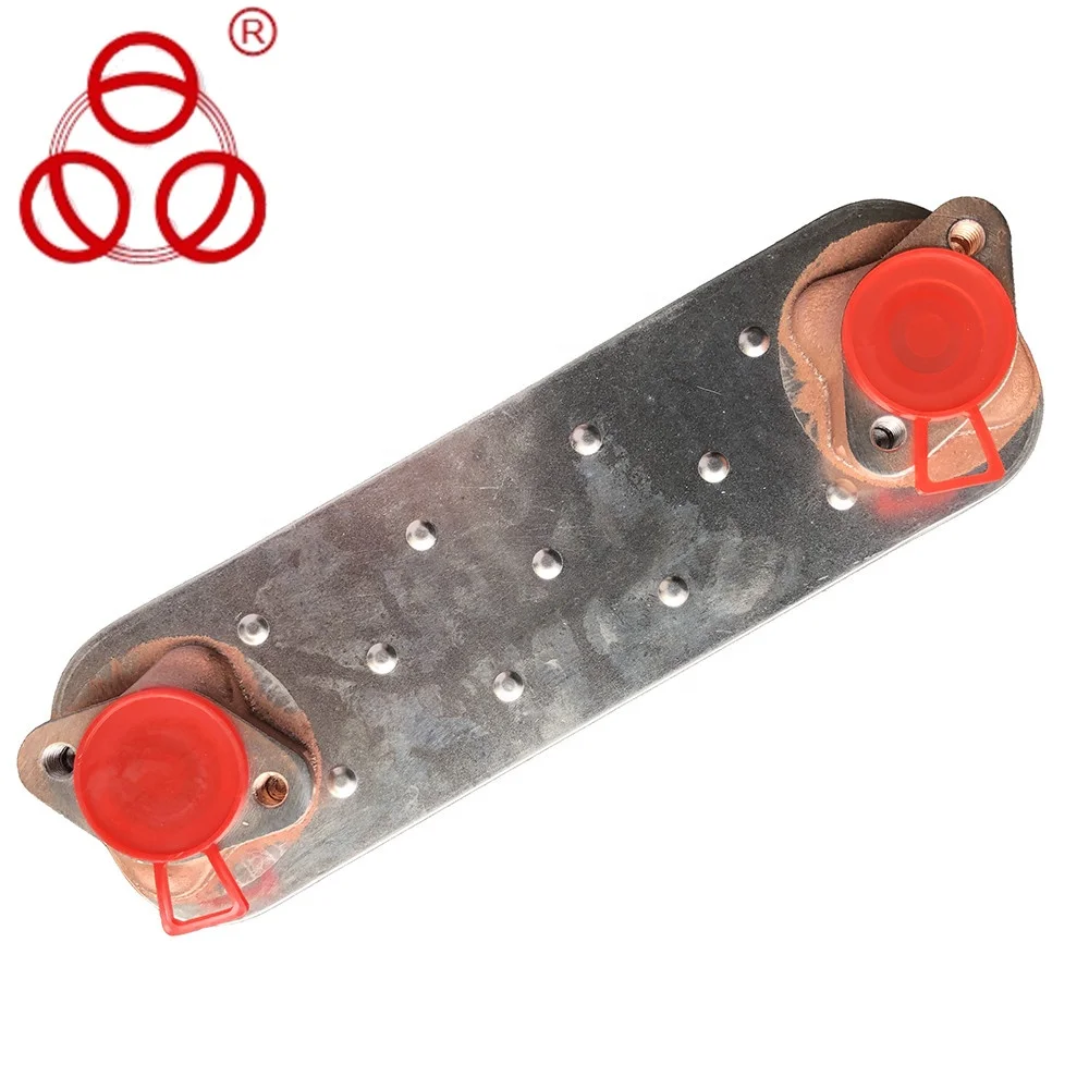 Auto accessories truck bus engine transmission radiator spares parts stainless steel OIL COOLER 51056017176 used for MAN