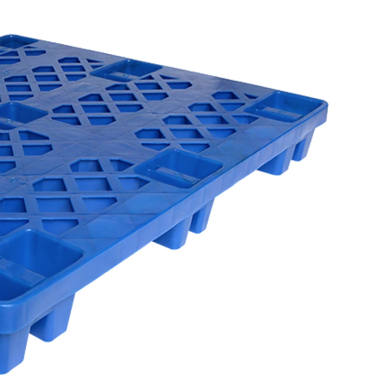 Manufactory Wholesale price Blue Nestable 1200X1000 Hdpe Recycled Disposable Euro Heavy Duty Stackable Plastic Pallet
