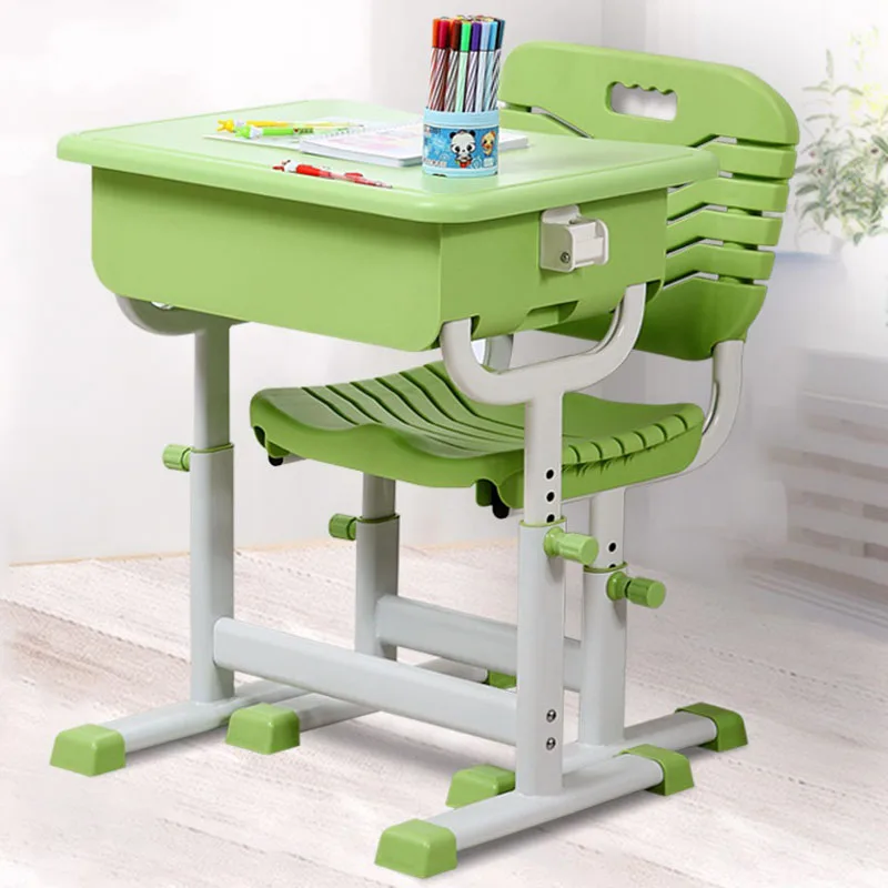 Hot sale modern adjustable children desks and chairs set for school students