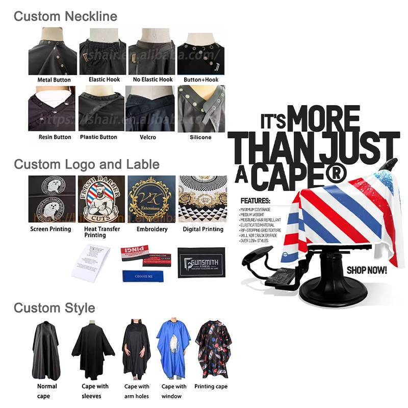Hairdresser Aprons Haircut Capes Barbershop Shaving Aprons Hairdresser Shawls Professional Accessories